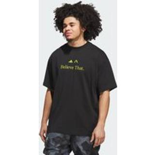 Anthony Edwards Believe That T-shirt - Black / Preloved Lime