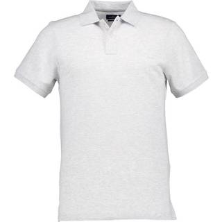 HACKETT Herren Polo-Shirt grau meliert Slim Fit