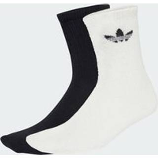 Fluffy tennissokker 2 par - Off White / Black - 40-42
