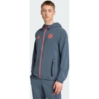 FC Bayern Tiro 25 Competition Vis Tech rejsejakke - Bold Onix / Easy Coral - 2XL