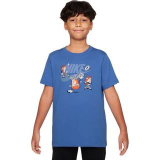Nike Sportswear-T-shirt til større børn - blå - XS
