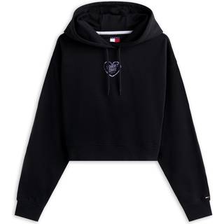 Relaxed Cropped Graphic Hoody