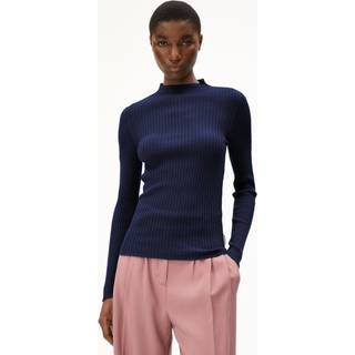 ARMEDANGELS Women's Alaani Longsleeve Damer størrelse M farve blå