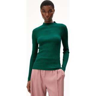 ARMEDANGELS Women's Alaani Longsleeve Damer størrelse XXL farve grøn