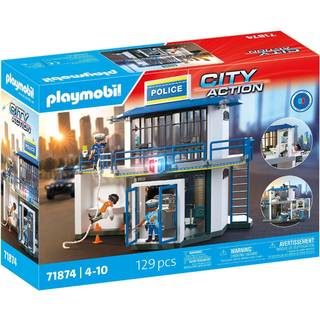 Playmobil City Action Politistation med hovedkvarter og søgerum 71874