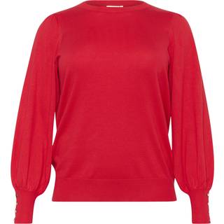 Kaffe Curve KClizzy Pullover - Rød - Str XL - Damer
