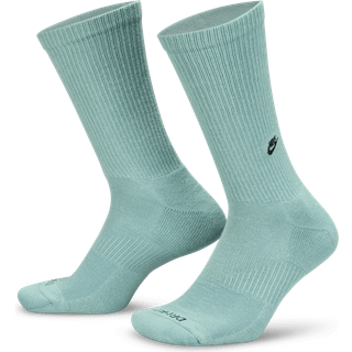 Stødabsorberende Nike Everyday-crewstrømper (2 par) - grøn - 34-38