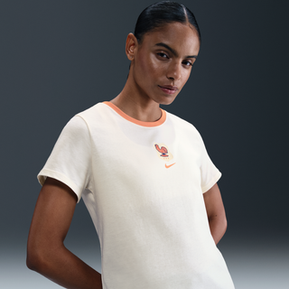 FFF Nike Football-T-shirt til kvinder - brun - XS (EU 32-34)