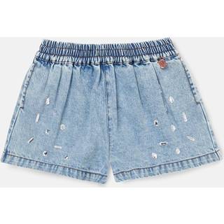 Angel & Rocket Angel & Rocket Blue Zeta Denim Diamonte Pull On 100% Cotton Short