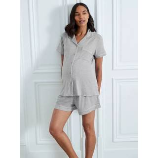 Chelsea Peers Chelsea Peers Maternity TENCEL Modal Kort Pyjamassæt med Knapper