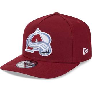New Era NHL 9FIFTY A-Frame Justerbar Snapback Hat Cap One Size (US Alpha One Size Colorado Avalanche - Maroon)