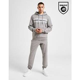 EA7 Emporio Armani Lines Overhead Tracksuit, Grå - Grå - XL