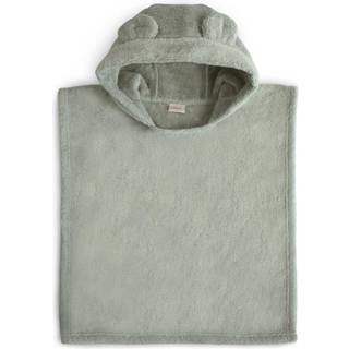 Mushie Poncho -håndklæde til småbørn og børn (Moss) | Organisk Terry Cotton | Alder 1-3 år
