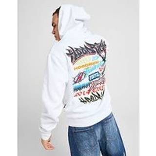 Hoodrich Graffiti Rave Hoodie, Hvid - M
