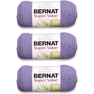 Bernat Super Value Garn 3 Pack Lavendel 3 Count