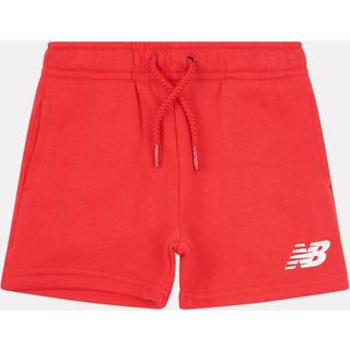 New Balance New Balance Red Kids Brush Back Stacked Logo Shorts - 9298cm