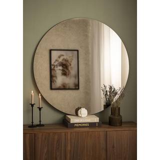 KAILA Rundt Spejl Dark Bronze 110 cm Ø