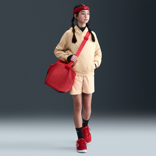 Kobe Dri-FIT-shorts til større børn - brun - XS