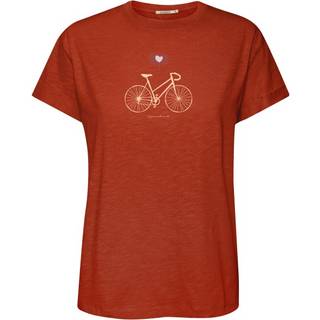 GreenBomb Women's Bike Love Stop T-Shirt T-shirt Damer størrelse L farve rød