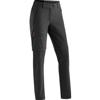 Maier Sports Women's Nata Zip Loop Zip off-bukser Damer størrelse 22 - Short farve sort