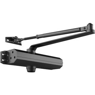 Vevor Door Closer Automatic Door Closer Commercial eller Home Justerbar størrelse Hydraulisk buffer Dør Lukere Hårbesættet Aluminium Body Let ins