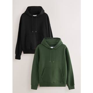 Next Black/Khaki Hoodies 2 Pack