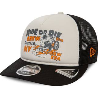 New Era American Ride Or Die Black 9FIFTY Retro Crown A-Frame Cap adult unisex Black adult unisex Black adult unisex Black adult unisex Black adult un - S-M