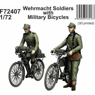 Wehrmacht Soldiers with Military Bicycles