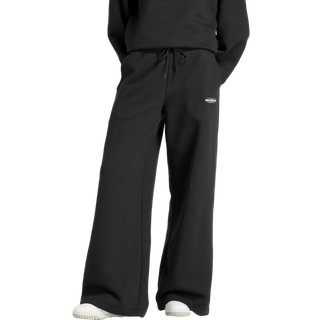 New Balance Reimagined Fleece Wide Leg Pants Str. S Sort Dame