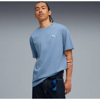 Men&#39;s Puma Graphic Grid T-Shirt, Blue, Size M, Clothing - Cool Blue - M