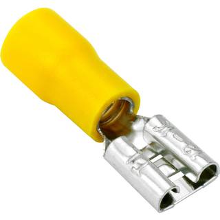 CONEXT LINK STU-8R25 UNSOLERET SPADE TERMINAL 25 PACK (#8 Stud 22-18 Gauge) (17345)