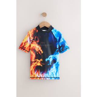 Next Red and Blue Flame Short Sleeve Rash Vest (1.5-16yrs)
