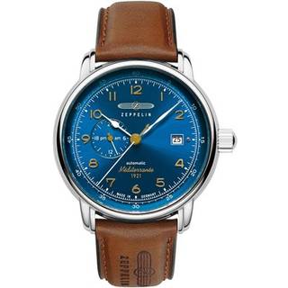 Zeppelin 9668-3 Herrenuhr Automatik 100 Jahre Méditerranée Braun/Blau