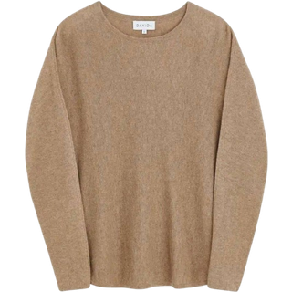 Curved Sweater W Mink (M)