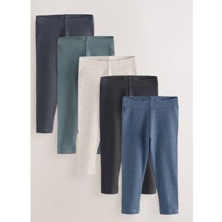 Next Ribbede leggings 5 -pakke (3mdr.-7år)