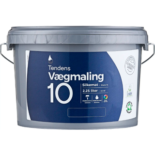 Tendens vægmaling silkemat 10 2.25 liter (På lager i varehus)