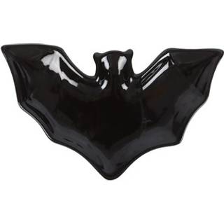 Schwarze Fledermaus Schmuckschale 20cm