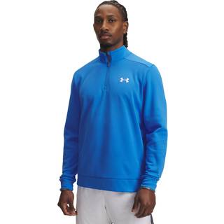 Armour Fleece® Men's ¼ Zip Blue Atlantis / White L