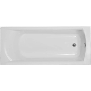 Strømberg Sigma rektangulært badekar med afløb - 1700x750 mm