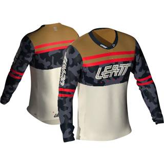Leatt MTB Gravity 4.0 Jersey Cykeljersey Herrer størrelse XL farve grå