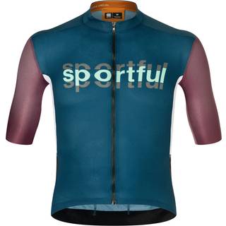 Sportful Supergiara Logo Jersey Cykeljersey Herrer størrelse L farve blå