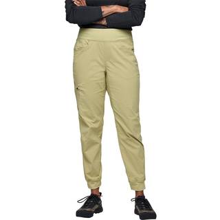 Black Diamond Women's Technician Jogger Pants Klatrebukser Damer størrelse S farve beige
