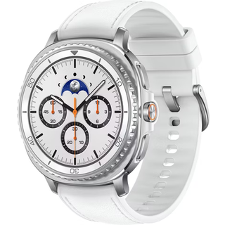 Samsung Galaxy Watch8 Classic eSim White SM-L505FZWAEUB - Herre - 46 mm - Quartz m. Oplader - Safirglas