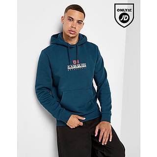 Napapijri Bory Logo Hoodie, Blå - M
