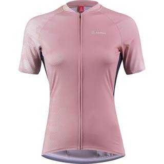 Löffler Women's Bike Jersey Full-Zip Classy Hotbond Cykeljersey Damer størrelse 40 farve pink