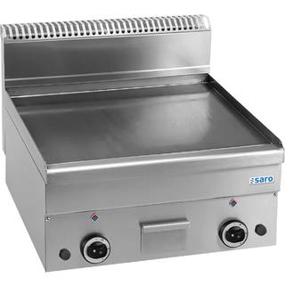 SARO Gasgrillplade Glat plade 600x600 Model GFT66L