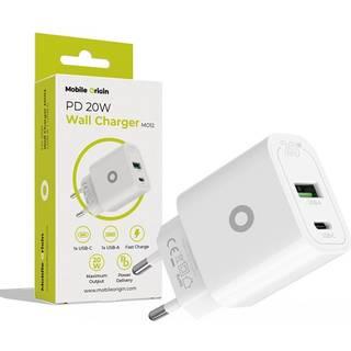 Mobile Origin PD20W Wall Charger MO12 1 USB-A + 1 USB-C