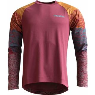 Zimtstern Braapz Shirt L/S Cykeljersey Herrer størrelse S farve rød