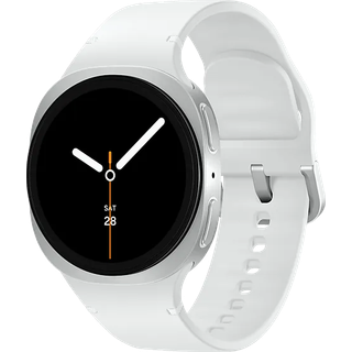 Samsung Galaxy Watch8 40mm eSim Silver SM-L325FZSAEUB - Unisex - 40 mm - Quartz m. Oplader - Safirglas