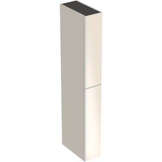 GEBERIT Acanto højskab 220x1730x476mm 2skuffer sand-grå